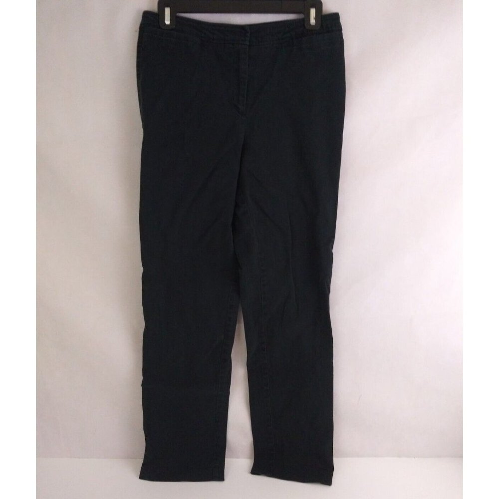 New York & Company Women's Solid Black Low-Rise Bootcut Jeans Size 6